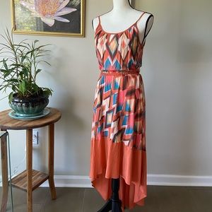 High Low Spaghetti Strap Summer Dress